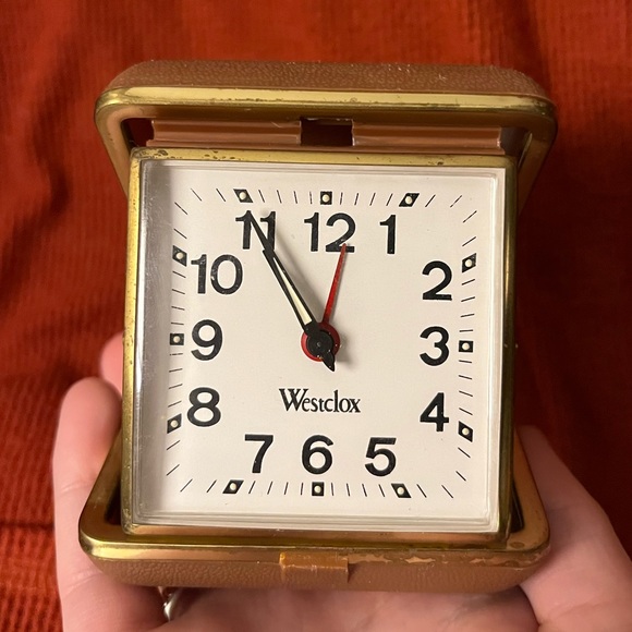 Other Vintage Westclox Travel Alarm Clock Poshmark